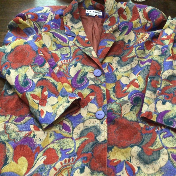 Vintage LaFleur pant suit. Pants size medium blazer size small. - Picture 4 of 9